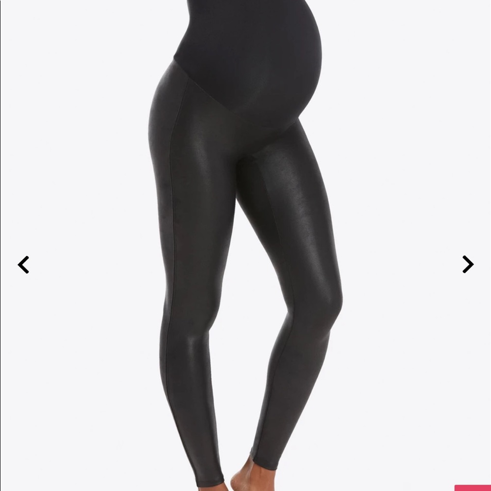 COPY - Mama Faux Leather Leggings